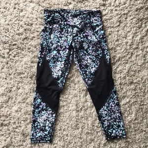 Splatter print leggings